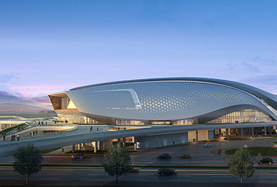 寧波奧體中心項目游泳館、體育館、綜合訓(xùn)練館幕墻（含金屬屋面）工程施工