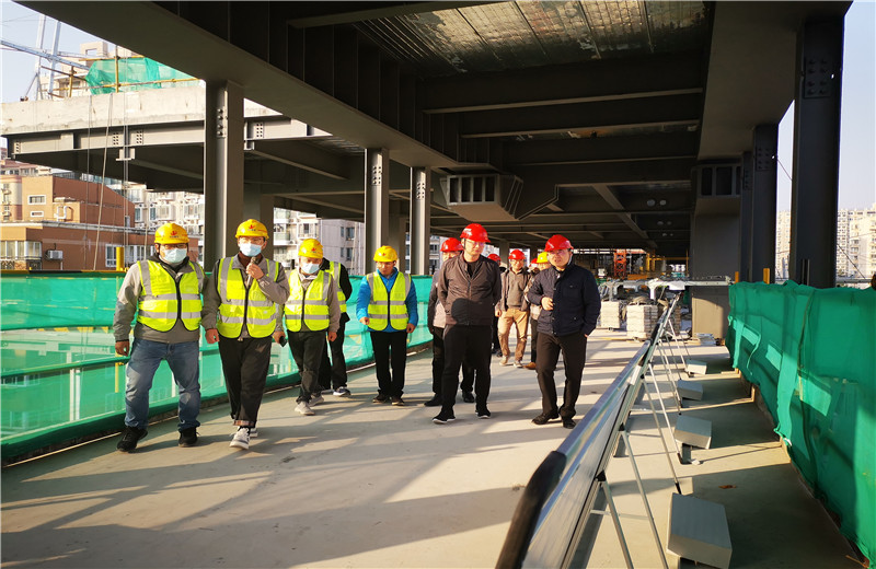 2021年12月14日，中天三建金地商置華東長寧新華路商辦項目成功召開金地商置華東區(qū)域現(xiàn)場觀摩會。